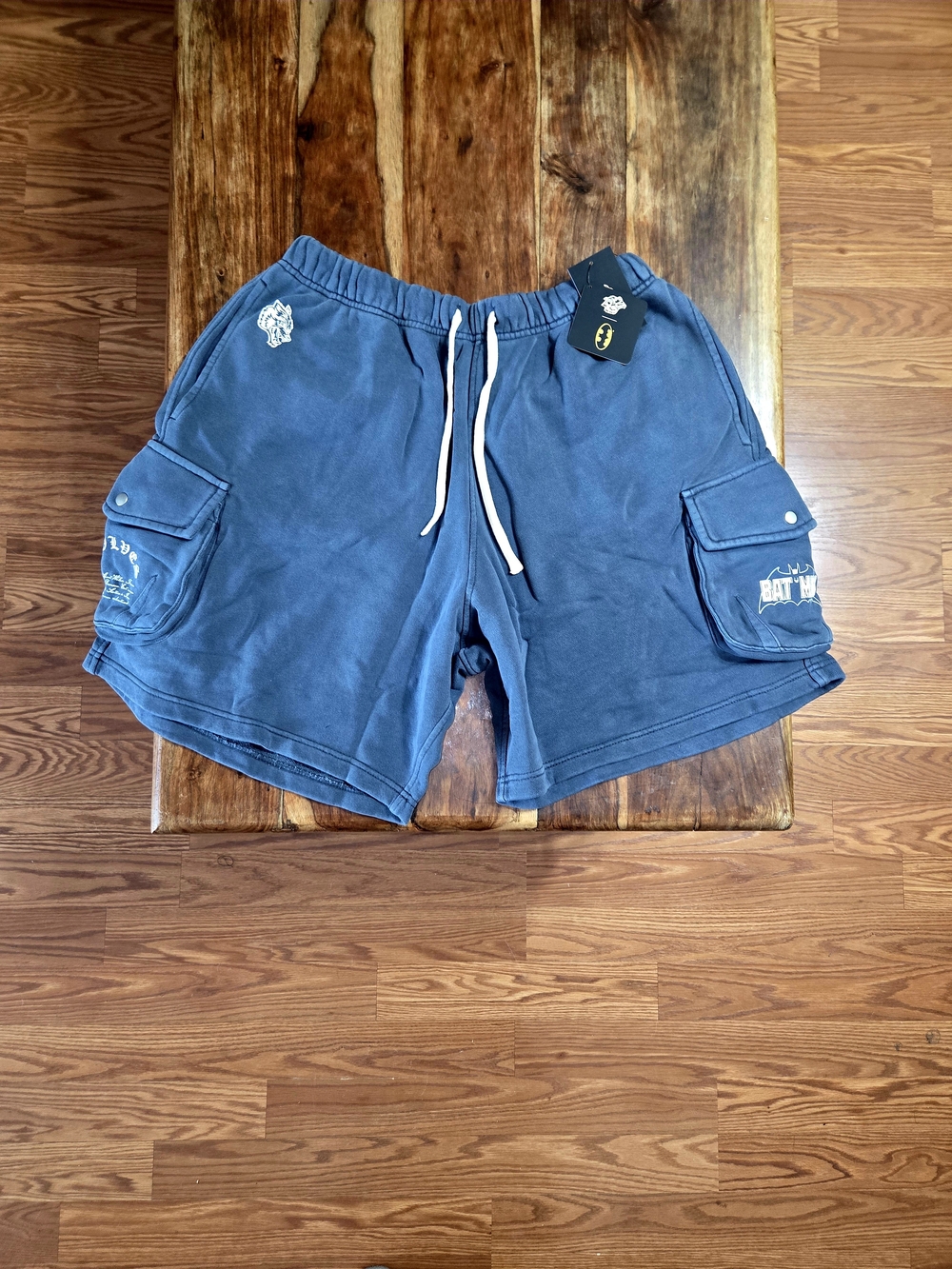 Darc Sport x Batman Blue/Gray Cargo Drawstring Men’s Shorts